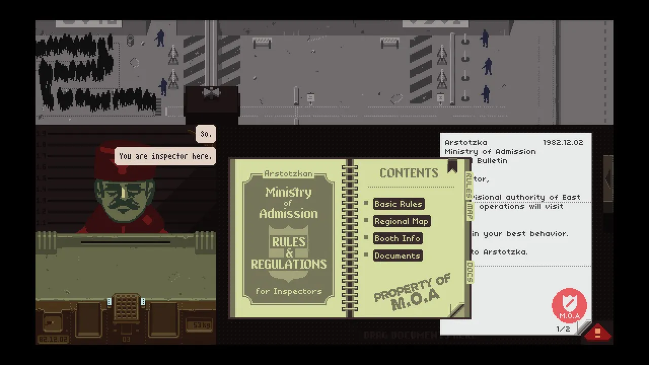 Papers, Please Gameplay 1